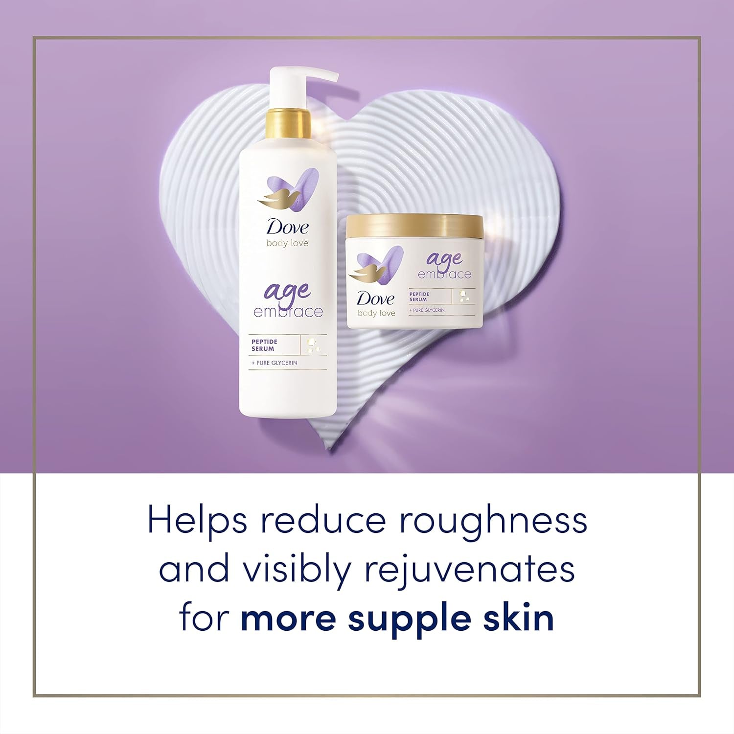 Body Love Age Embrace with Peptide Serum and Pure Glycerin Body Cleanser Skin Care for Maturing Skin (Pack of 3) 517 Ml