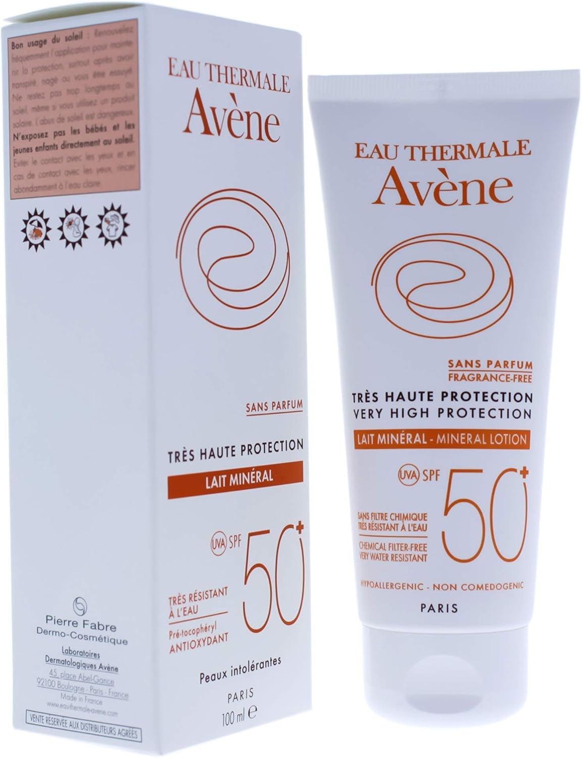 Very High Protection Spf 50+ Mineral Milk by  for Women - 3.4 Oz Lotion