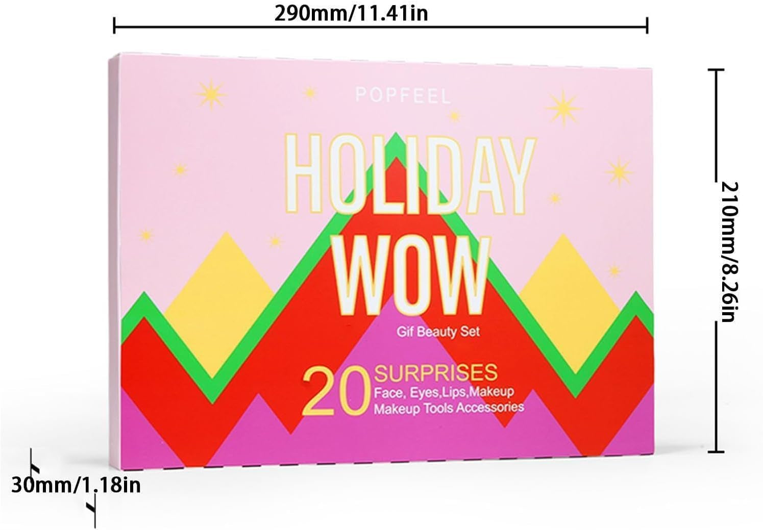 Beauty Advent Calendar 2024, Beauty Makeup Advent Calendar 2024, 24 Days Make up Set Advent Calendar for Women, Beauty Christmas Vacation Countdown Calendar (A)