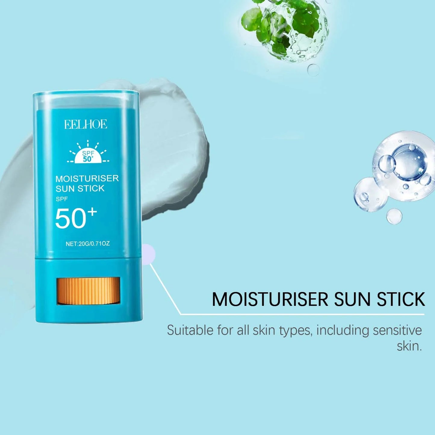 Sunscreen Stick 50Spf Sunblock Sun Protection Hyaluronic