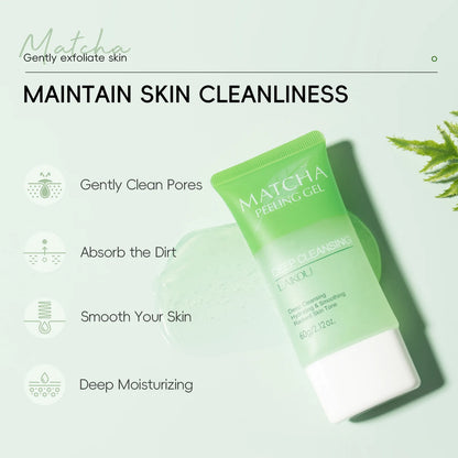 Matcha Exfoliating Gel Exfoliate Peeling Gel Facial Scrub Moisturise