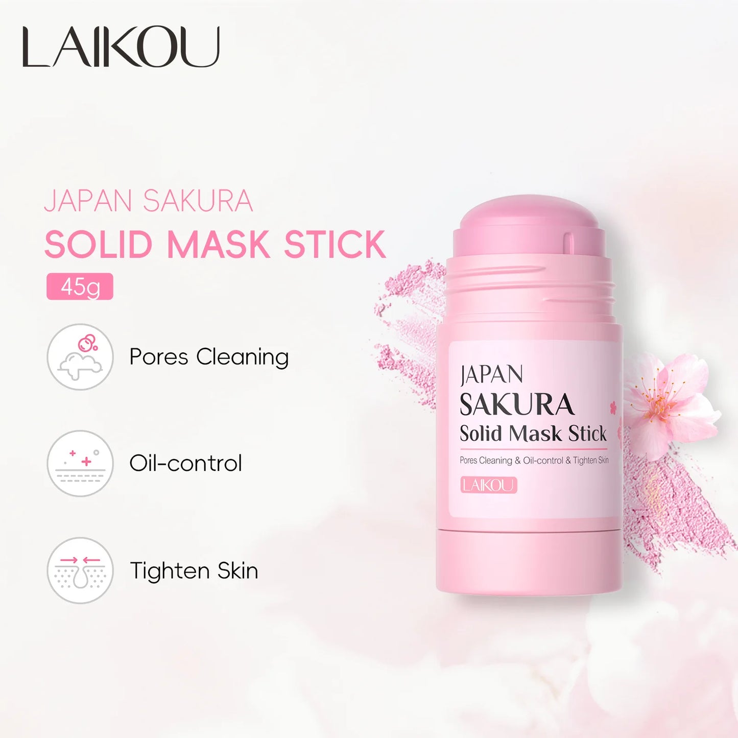 Solid Mud Face Mask Stick Reduces Blackhead Pores Oil Control