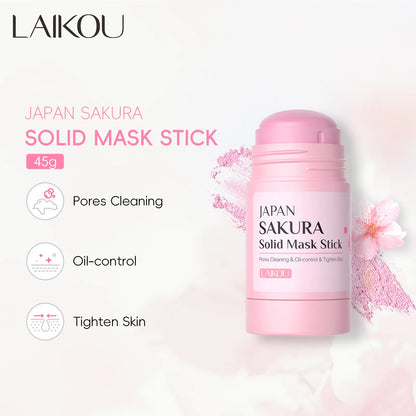 Solid Mud Face Mask Stick Reduces Blackhead Pores Oil Control