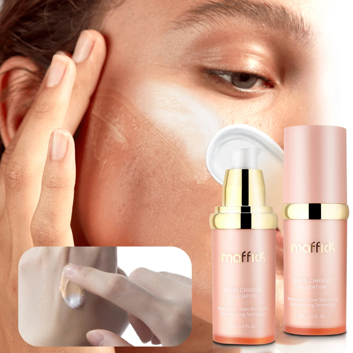 Color Changing Foundation 4 in 1 Moisturizing SPF 30+ Hydrating