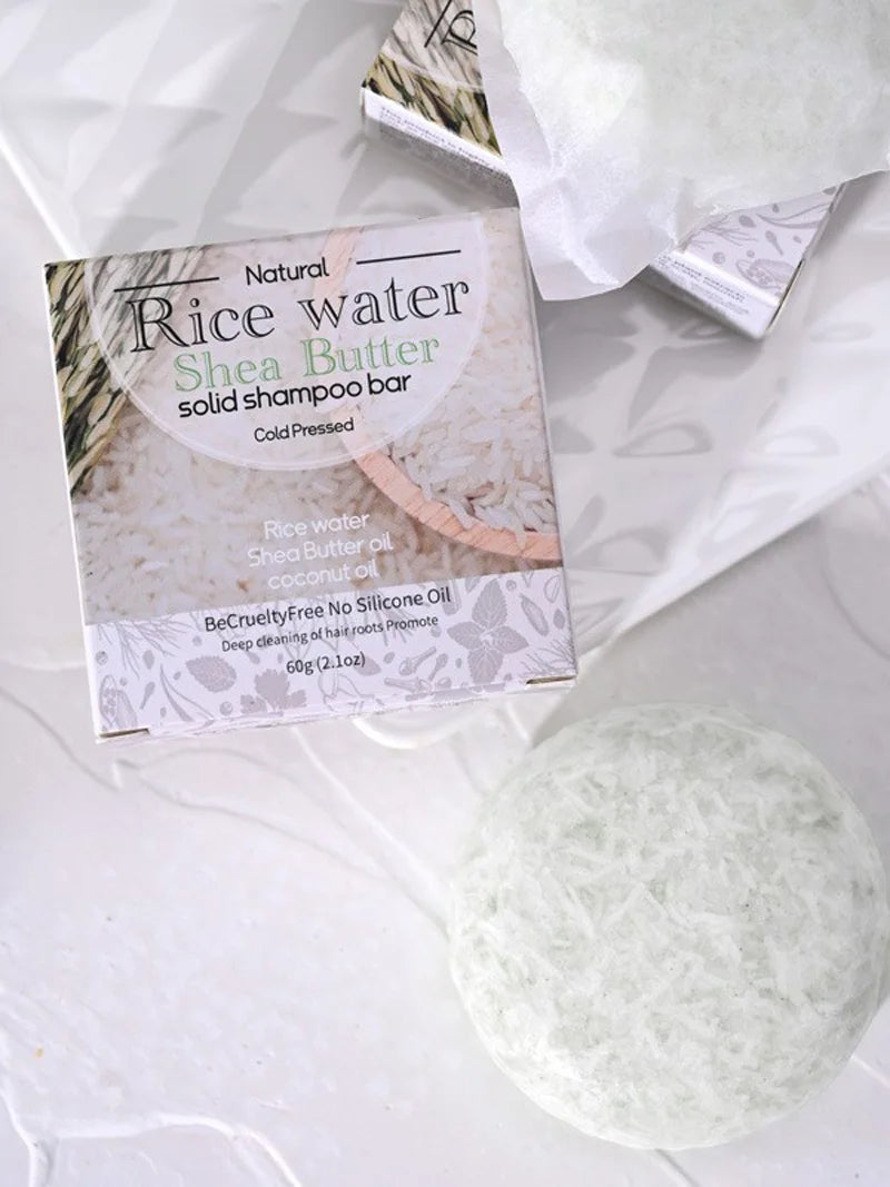 XF 60g Rice Shampoo Bar 100% Natural Organic Solid Soap