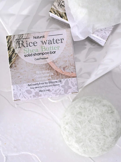 XF 60g Rice Shampoo Bar 100% Natural Organic Solid Soap