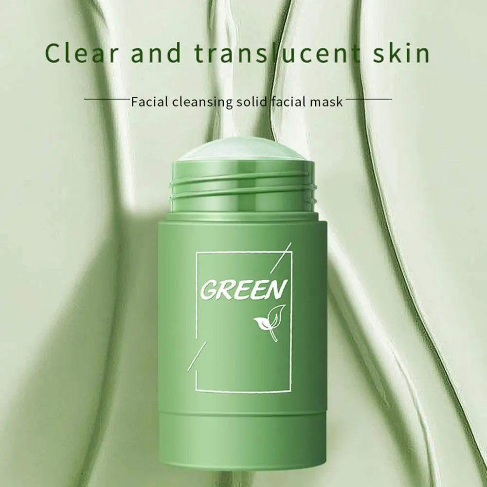 Green Tea Eggplant Solid Mask Deep Cleansing Oil Control Balance