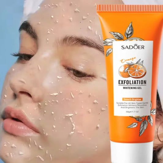 Orange Exfoliating Peeling Gel Facial Scrub Moisturizing Nourish