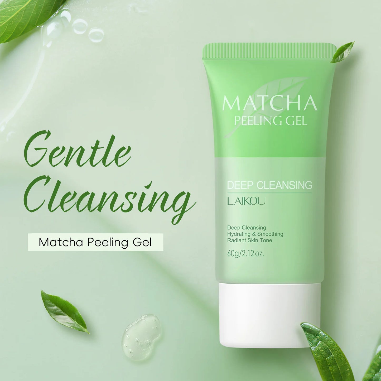 Matcha Exfoliating Gel Exfoliate Peeling Gel Facial Scrub Moisturise