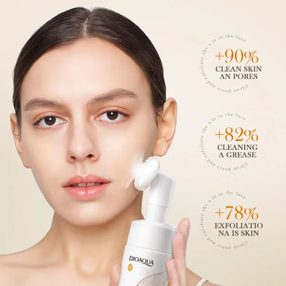 Rice Raw Pulp Foaming Facial Puree Cleansing Mousse Soothing