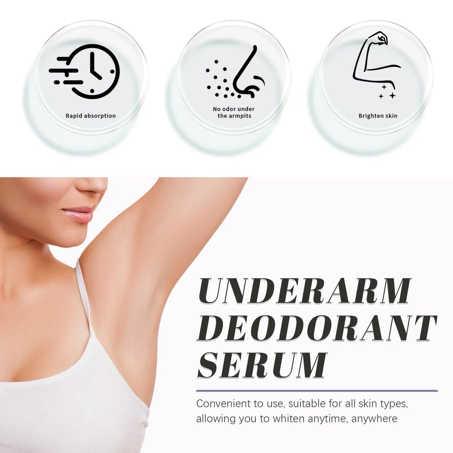 Armpits Deodorant Cream Perfume Remove Bad Smell Body Odor