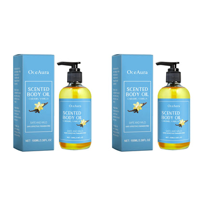 Caramel Vanilla Body Massage Oil Improve Moisturizing Relieve