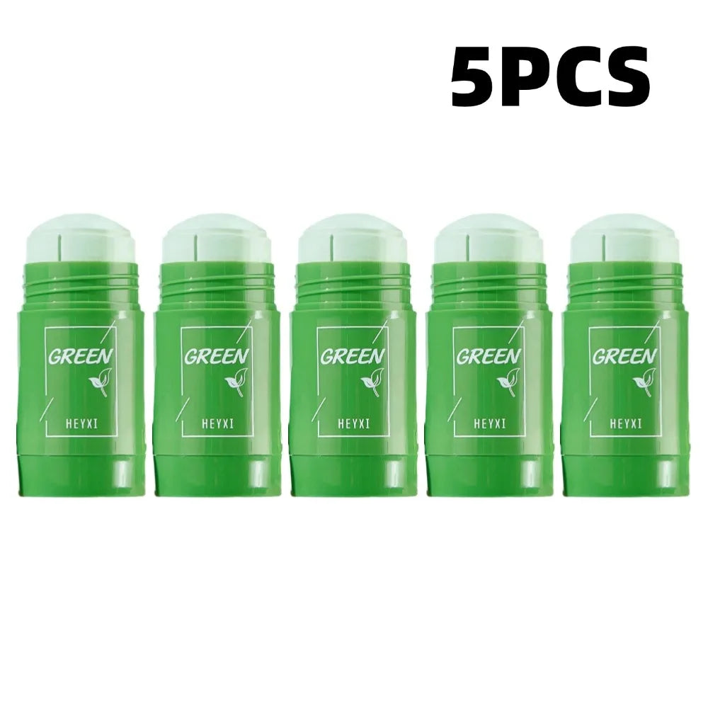 Green Tea Eggplant Solid Mask Deep Cleansing Oil Control Balance
