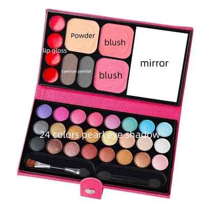 33 Colors Eye Shadow Powder Blush Lipstick Lasting Cosmetics