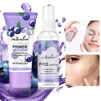 Makeup Set Of Makeup Primer + Setting Spray, Invisible Pore