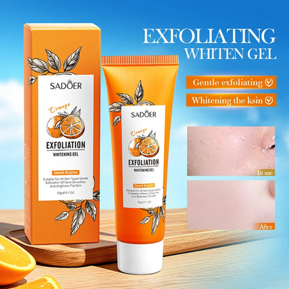 Orange Exfoliating Peeling Gel Facial Scrub Moisturizing Nourish