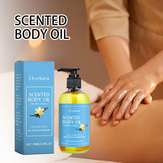 Caramel Vanilla Body Massage Oil Improve Moisturizing Relieve