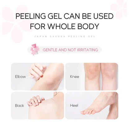 Sakura Peeling Gel Facial Exfoliation Cleans Pores Moisturizing Oil