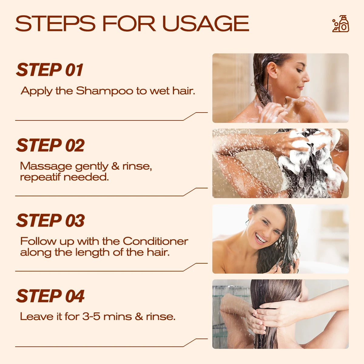 Batana Shampoo and Conditioner, thick foam, fresh fragrance,