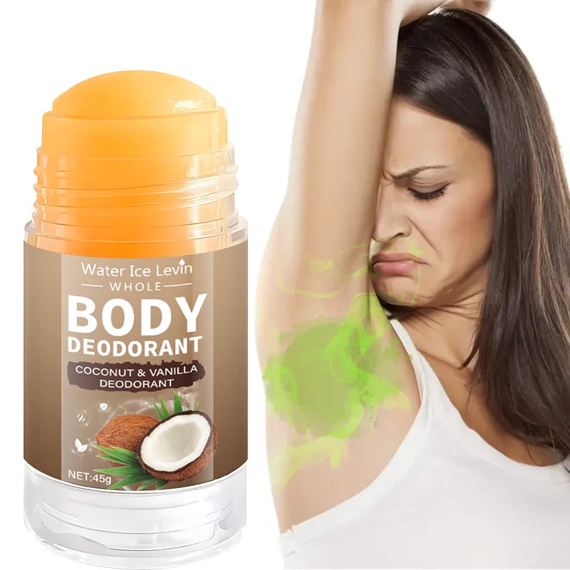 Coconut Full Body Deodorant Stick for Men and Women, Moisturizing