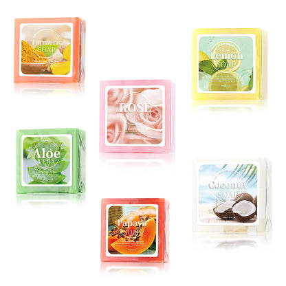 100g B+ Papaya Extract Nourishing Handmade Soap Deep Cleansing