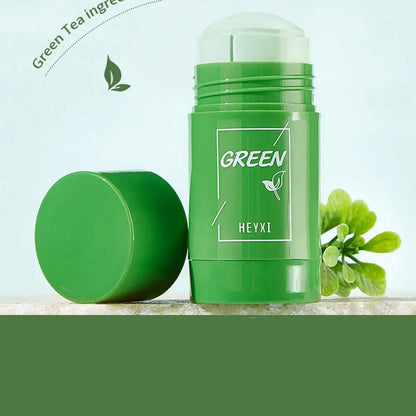 Green Tea Eggplant Solid Mask Deep Cleansing Oil Control Balance