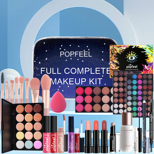 Complete Makeup Set for Beginners- All-in-One Cosmetic Kit