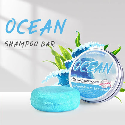 Fresh ocean fragrance shampoo soap, plant-based shampoo soap