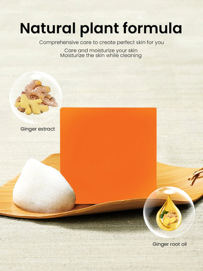 Hand Made Turmeric Soap Body Cleaning Lightening Dark