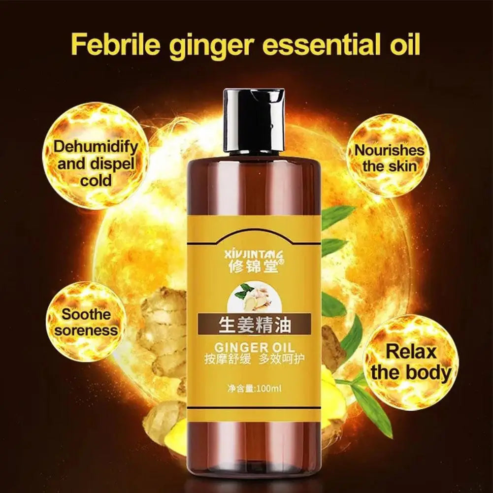 Ginger Essential Oil Massage Moisturizing Hydrating Pure Plant Oil