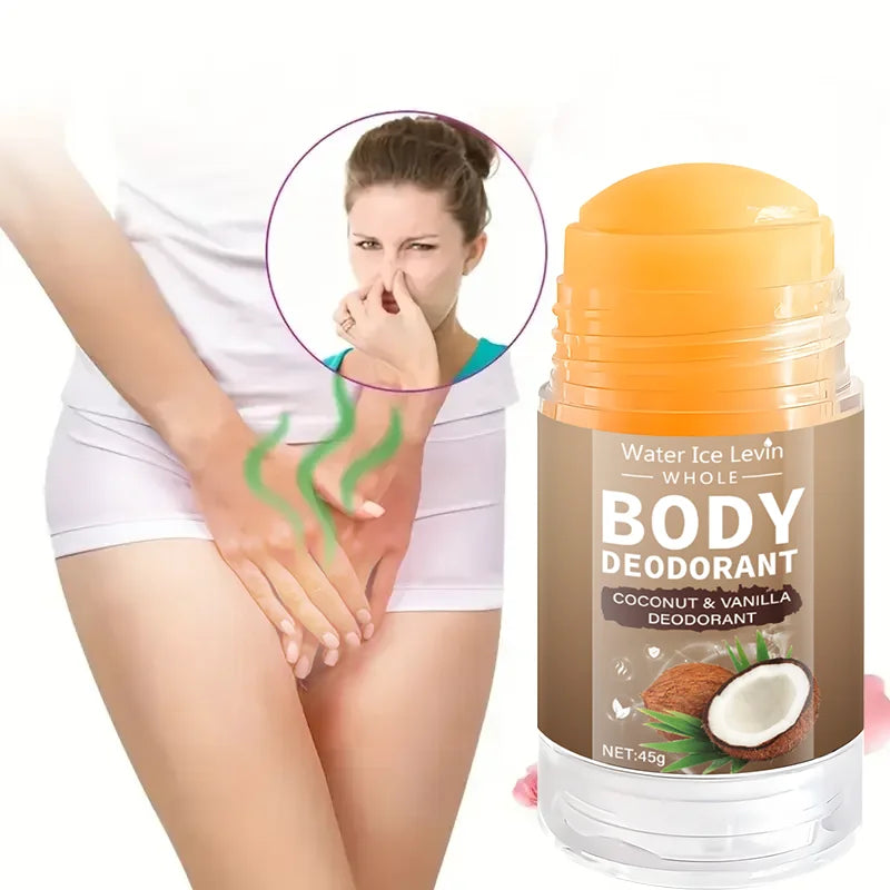 Coconut Full Body Deodorant Stick for Men and Women, Moisturizing