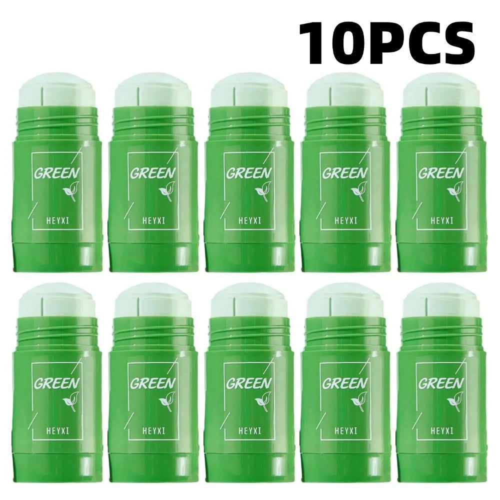 Green Tea Eggplant Solid Mask Deep Cleansing Oil Control Balance