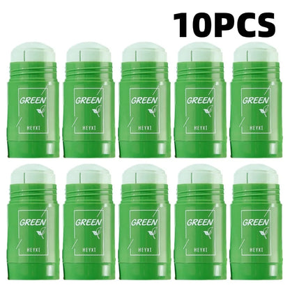 Green Tea Eggplant Solid Mask Deep Cleansing Oil Control Balance