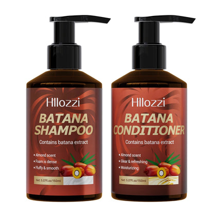 Batana Shampoo and Conditioner, thick foam, fresh fragrance,