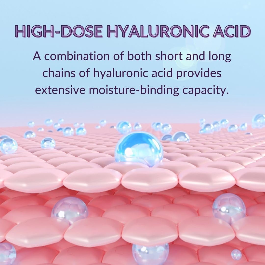 Hyaluronic Acid Serum with ORGANIC Aloe Vera - NATURAL COSMETICS VEGAN - Highly Concentrated - 30Ml - Intensive, Moisturising Face Care