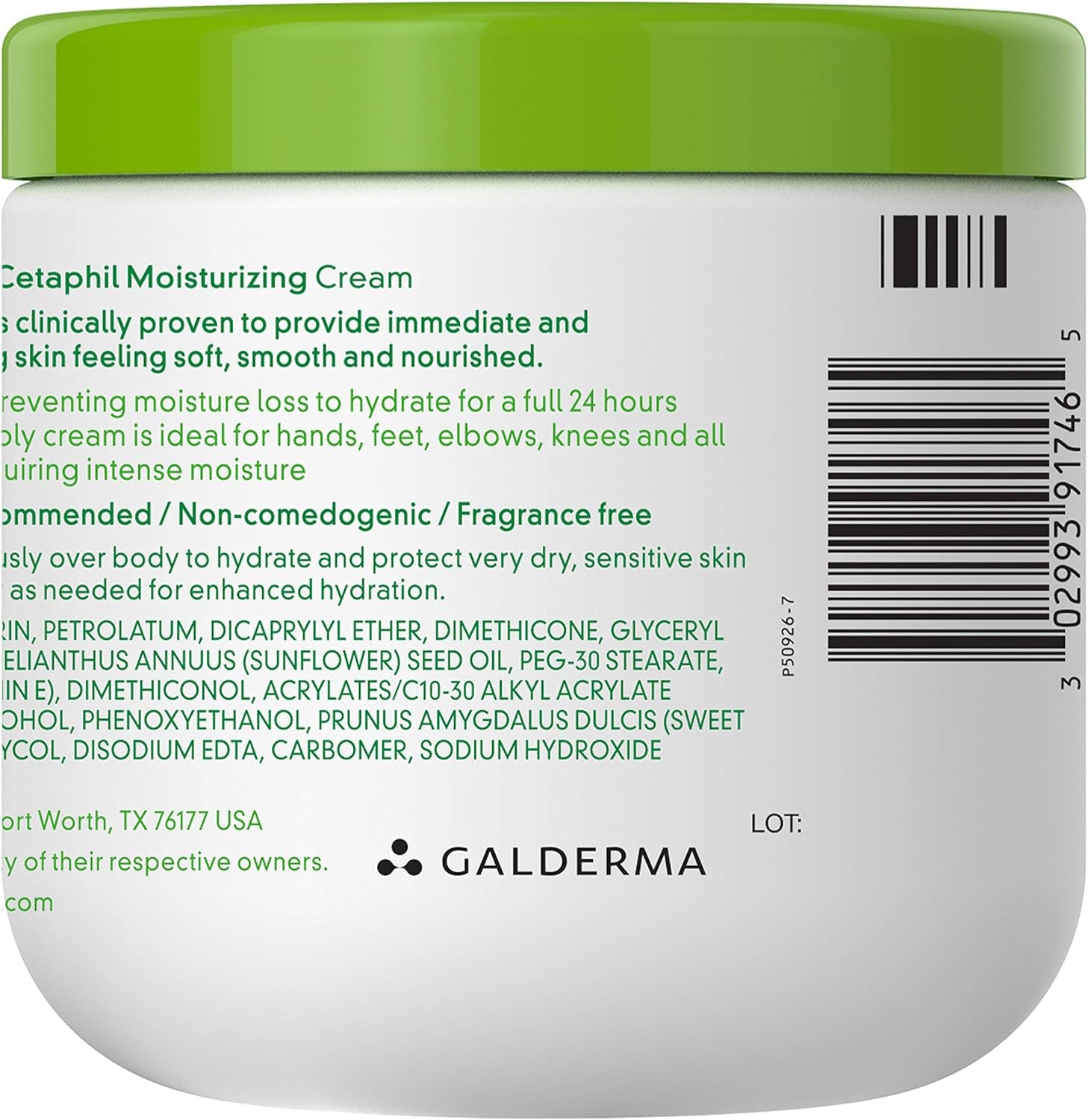 Body Dry Sensitive Skin Moisturizing Cream, 16 Oz.