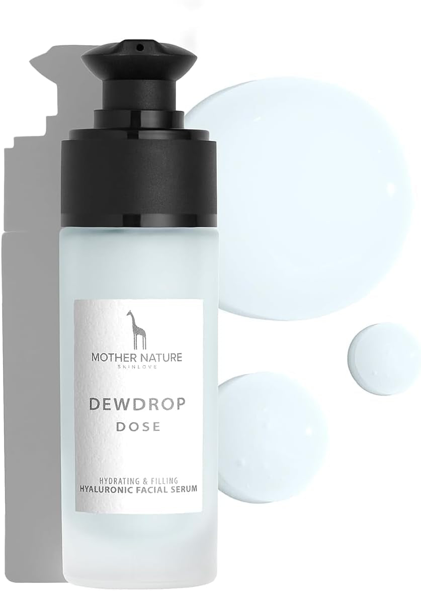 Hyaluronic Acid Serum with ORGANIC Aloe Vera - NATURAL COSMETICS VEGAN - Highly Concentrated - 30Ml - Intensive, Moisturising Face Care