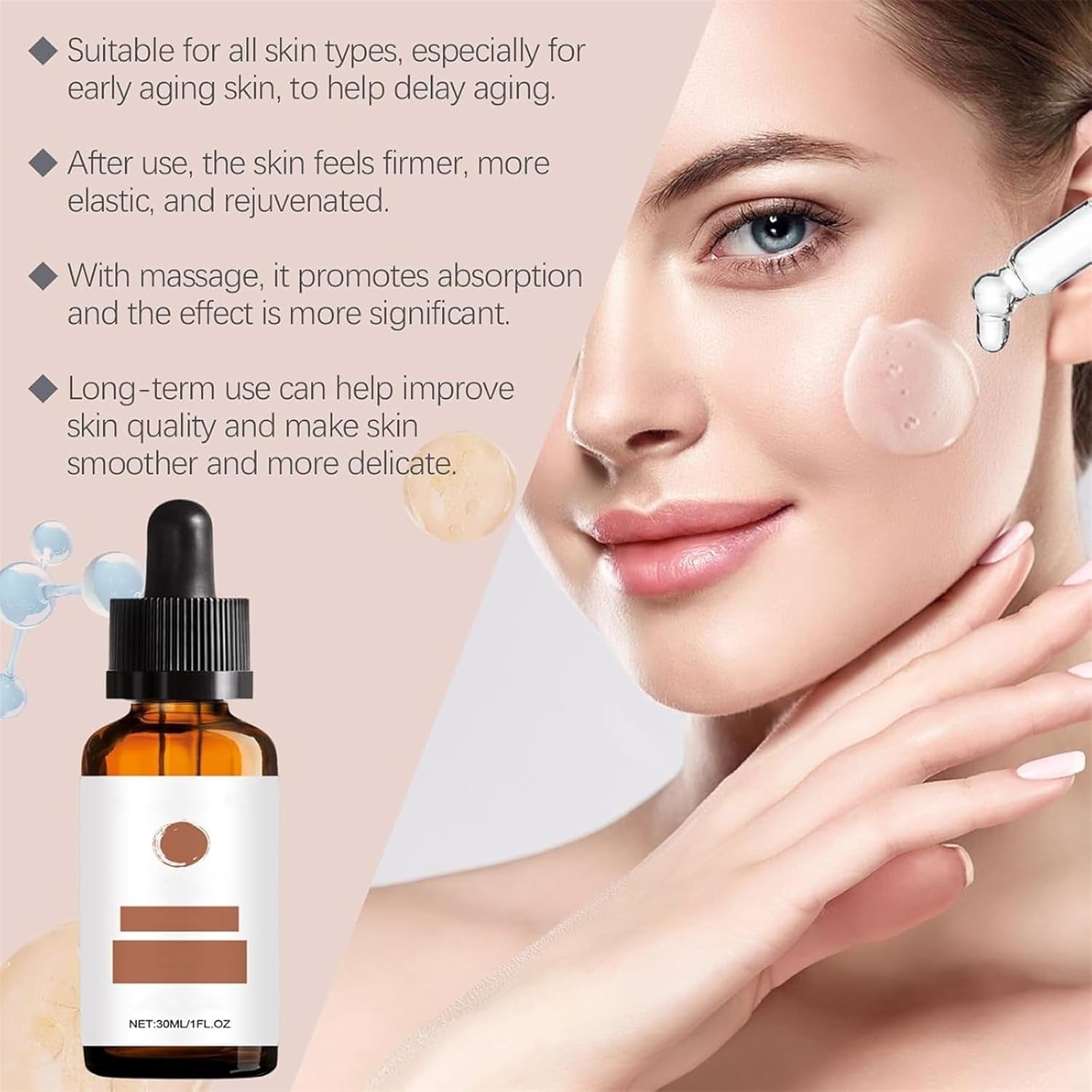 Paracress - Paracress Facial Oil, Paracress Serum, Paracress Facial Serum Organic, Paracress Extract Face Oil, Natural and Organic Facial Oil, Deep Hydration, Tightens the Skin and Fine (1Pcs)